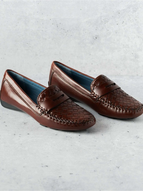Robert Zur Shoes - NWOT Robert Zur Petra Woven Leather Loafers